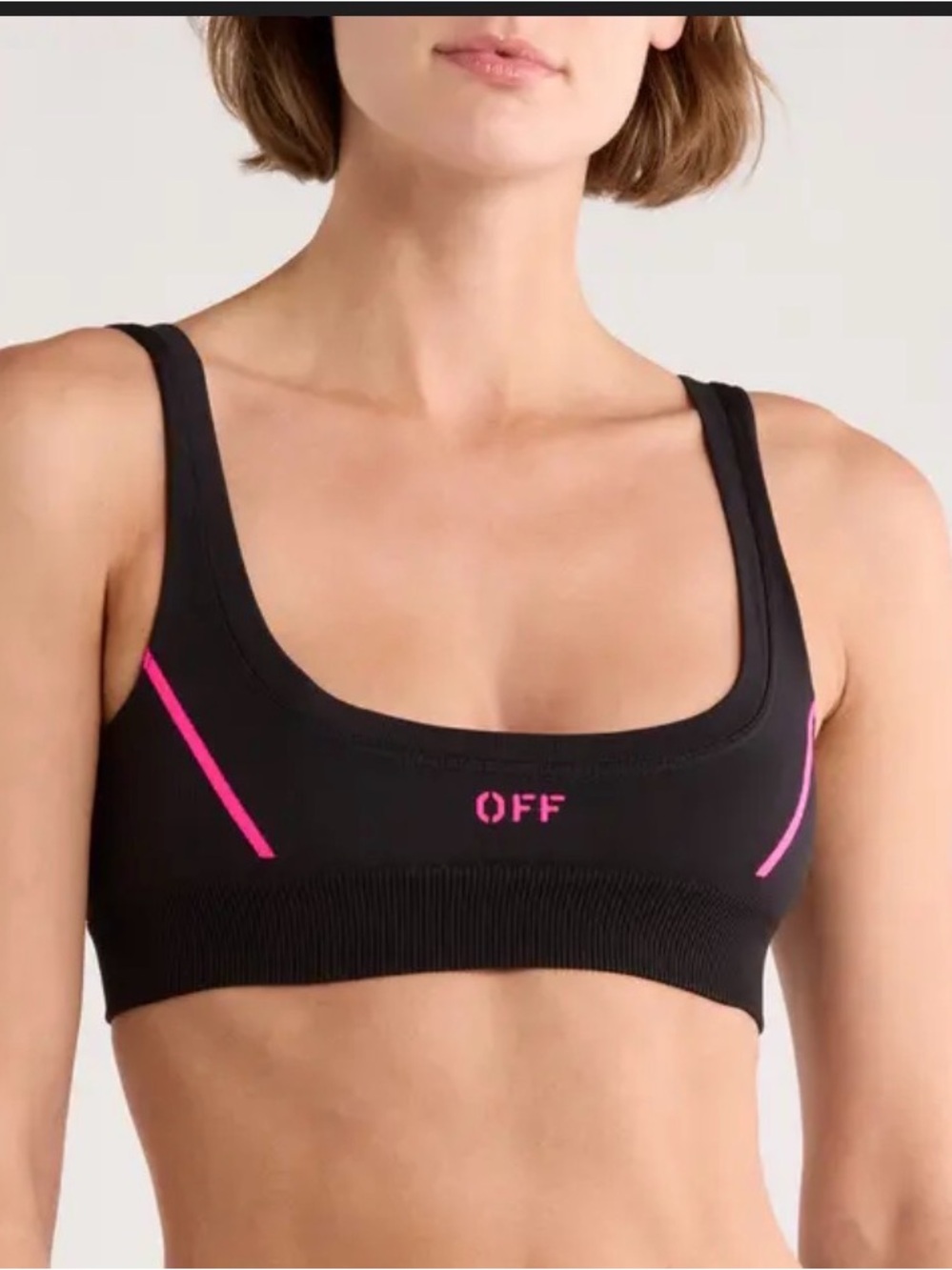 Off Stamp Seamless Bralette